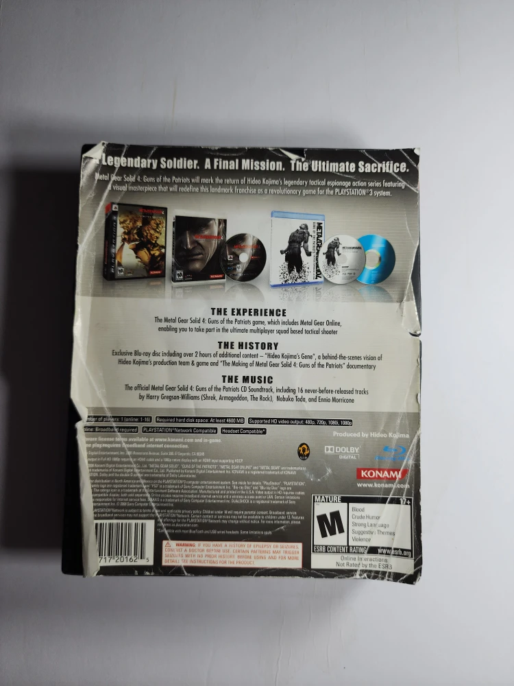 Metalgearsolid 4 Playstation 3 - photo 2