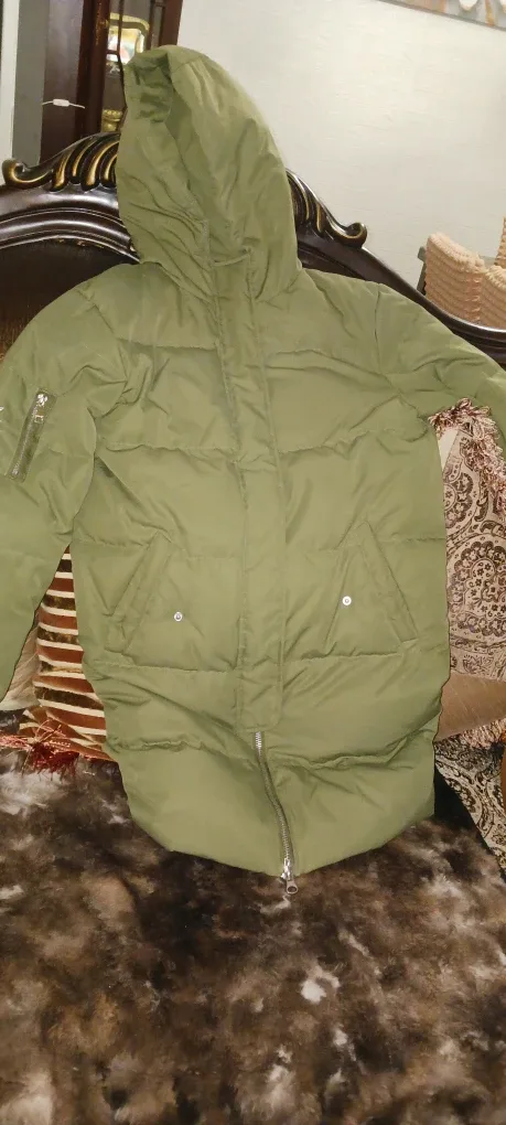 Orolay Women's Thickened Down Jacket - Olive Green $25 image indicator(5)