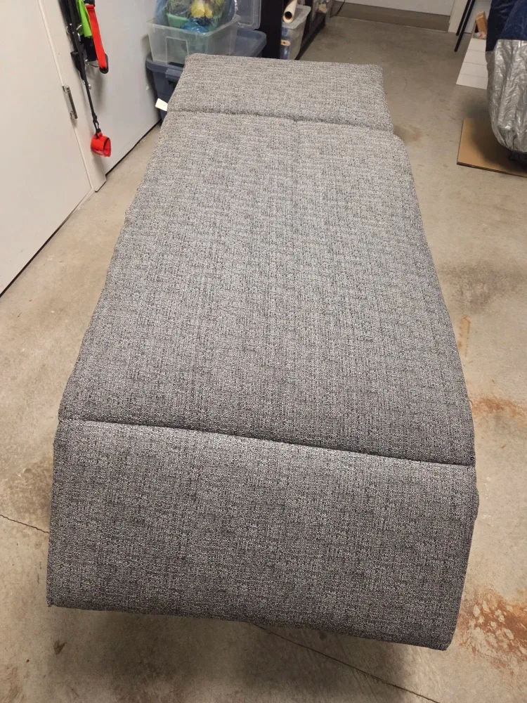 Grey Outdoor Lounge Chair Cushion image indicator(3)