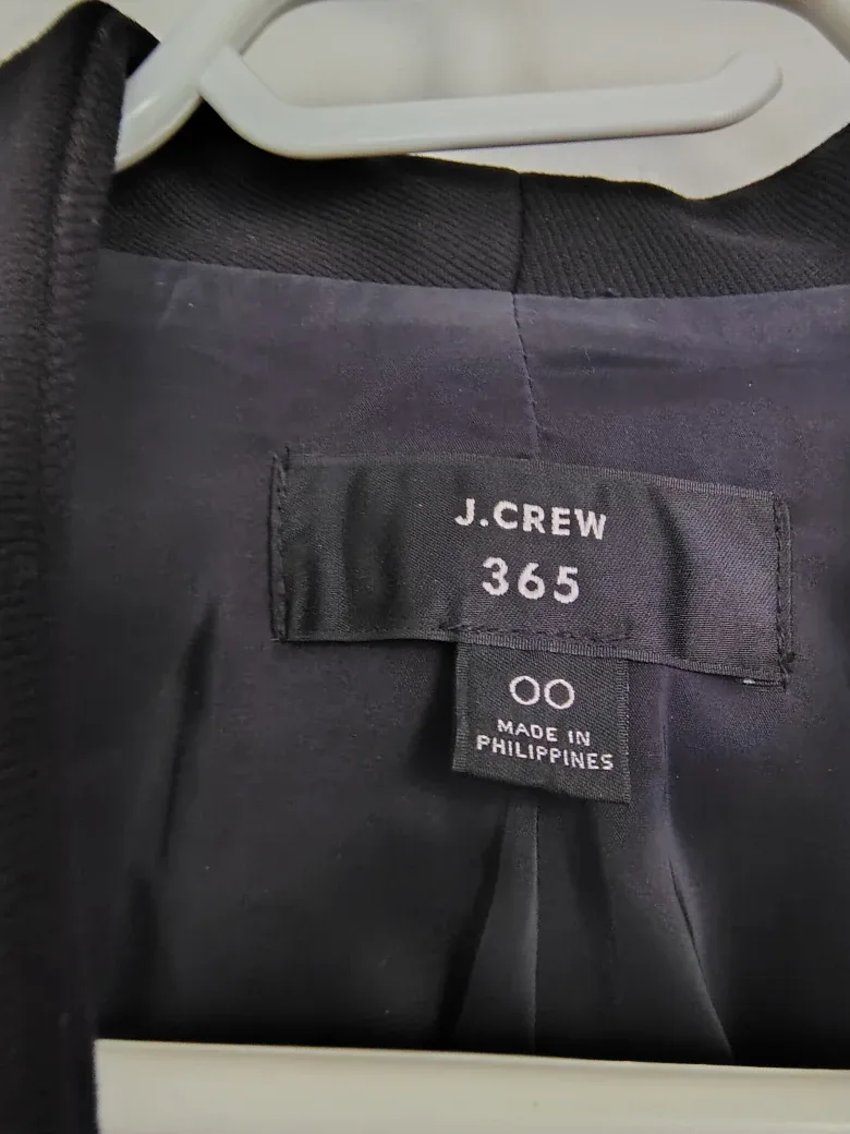 J.Crew 365 Black Blazer - Size 00 image indicator(3)
