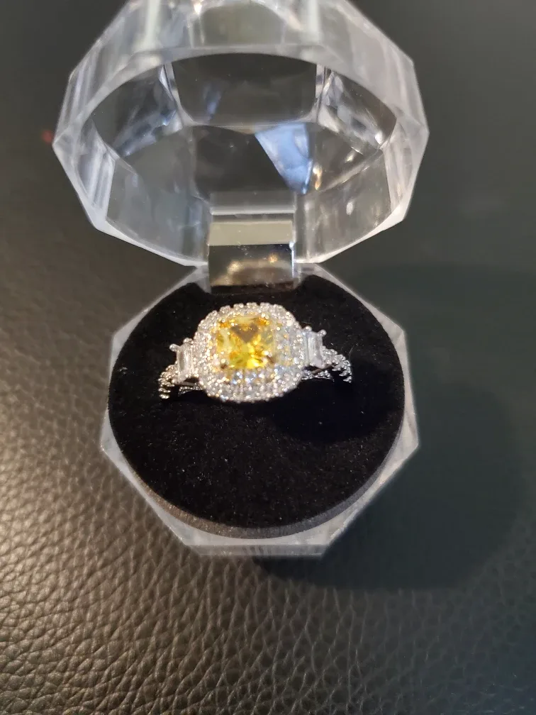 Yellow Gemstone Ring