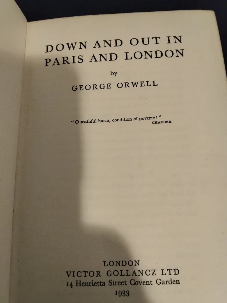 Down and out in Paris and London image indicator(2)