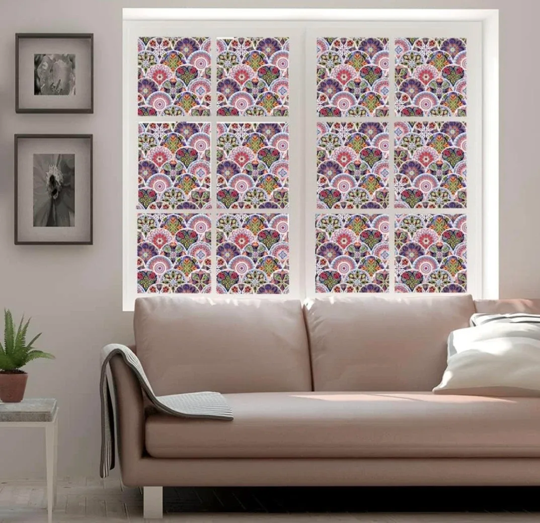 Bohemian Decorative Window Film, New 23.6"x39.3" image indicator(2)