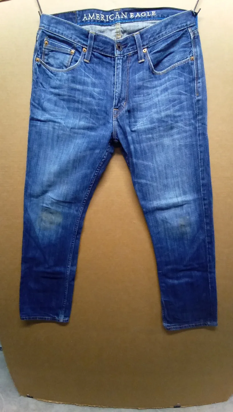 American Eagle Slim Straight Jeans - 32x30 thumbnail