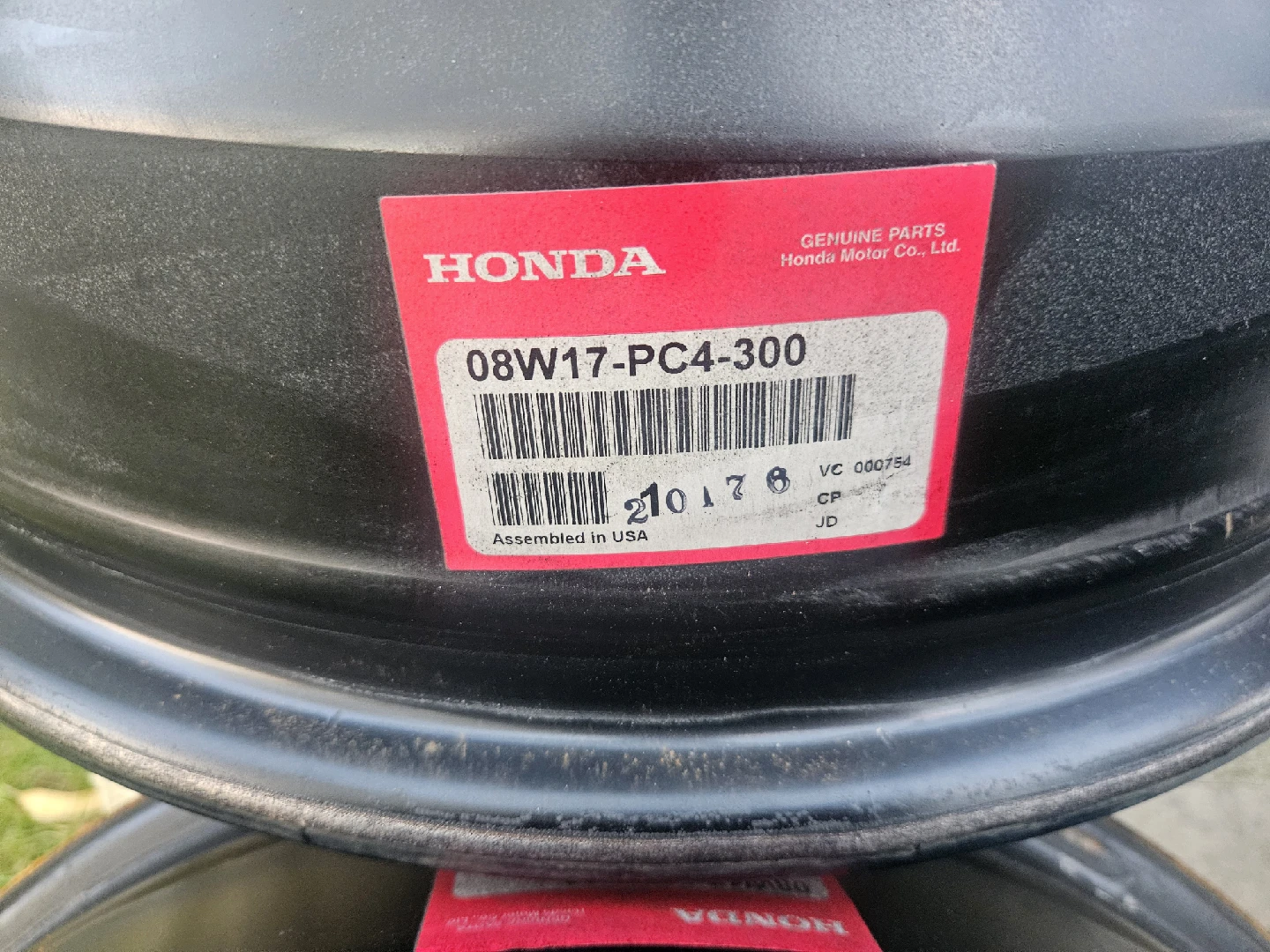 Honda Steel Rims - Set of 4 - photo 2
