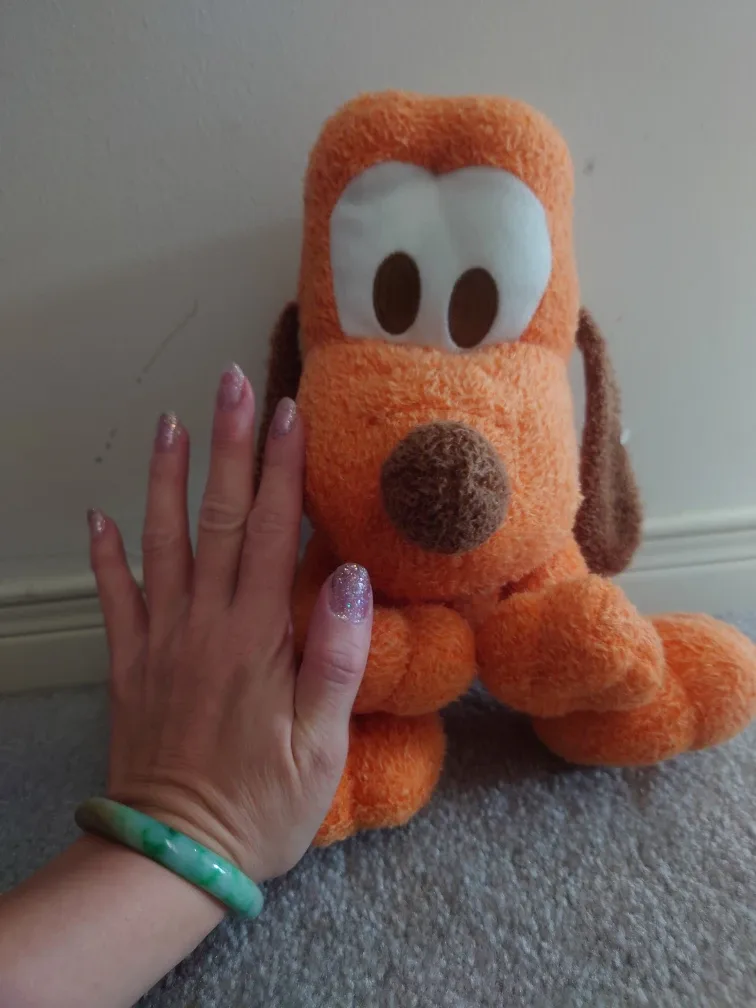 Orange Plush Dog Toy image indicator(2)
