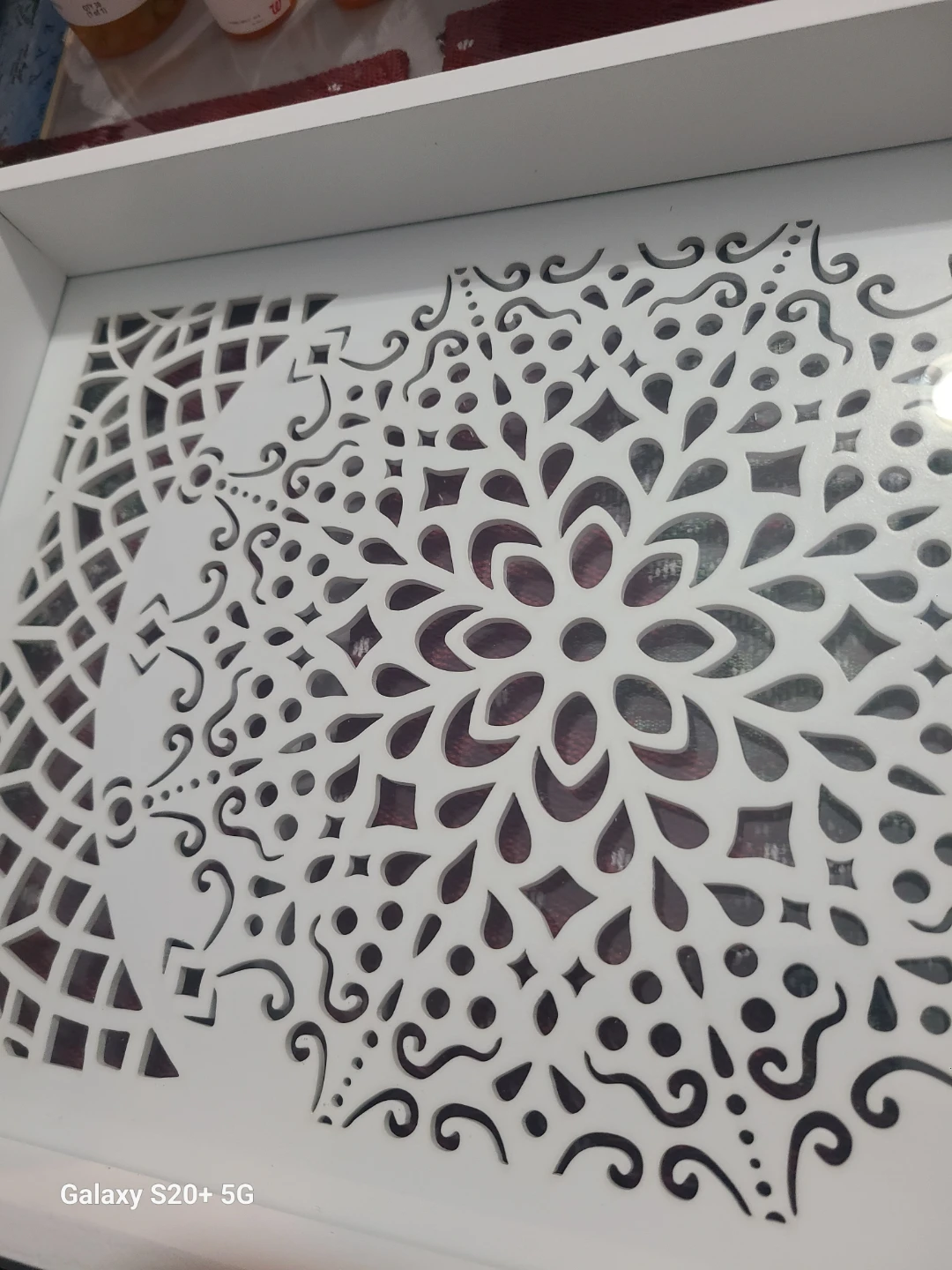 White Decorative Tray - photo 4
