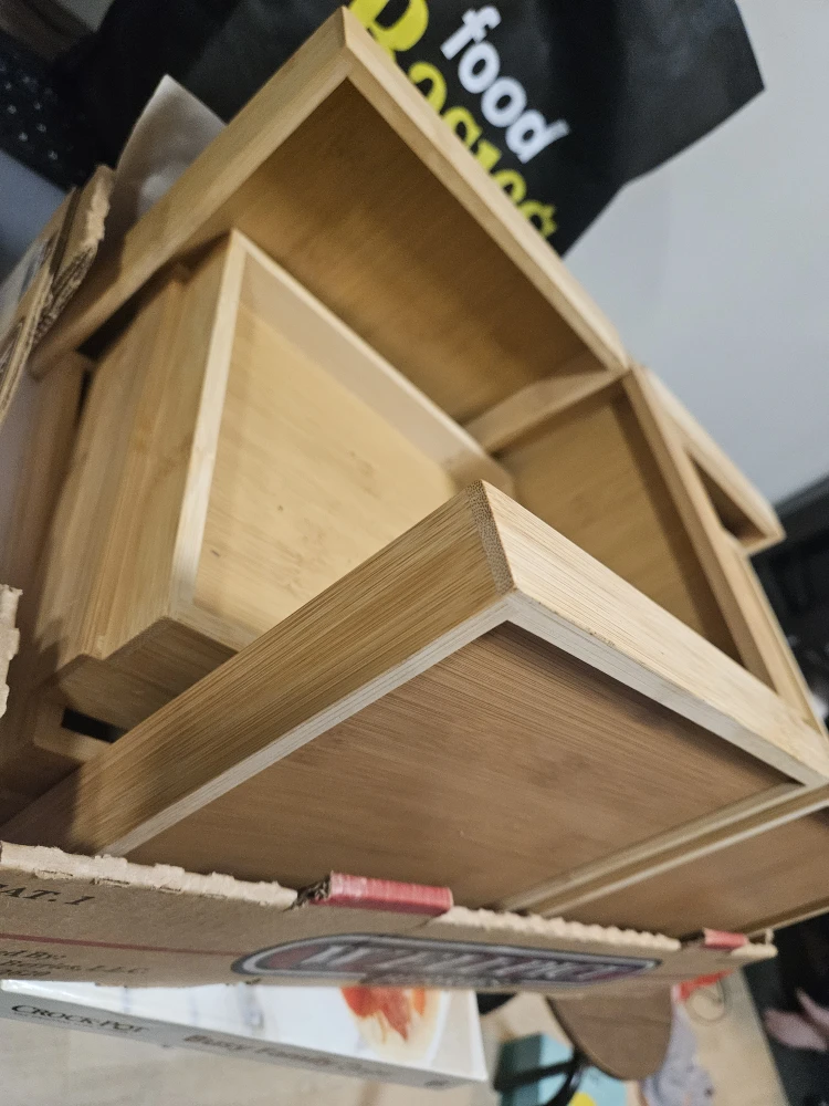 Bamboo Stacking Trays (15 total)