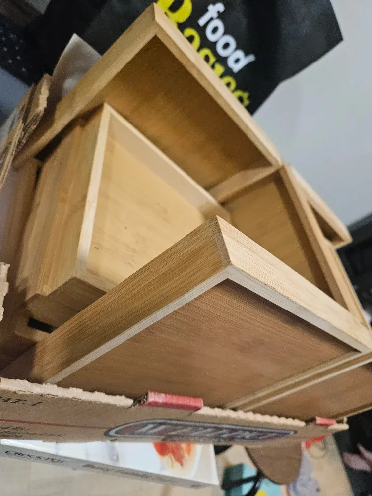 Bamboo Stacking Trays (15 total)