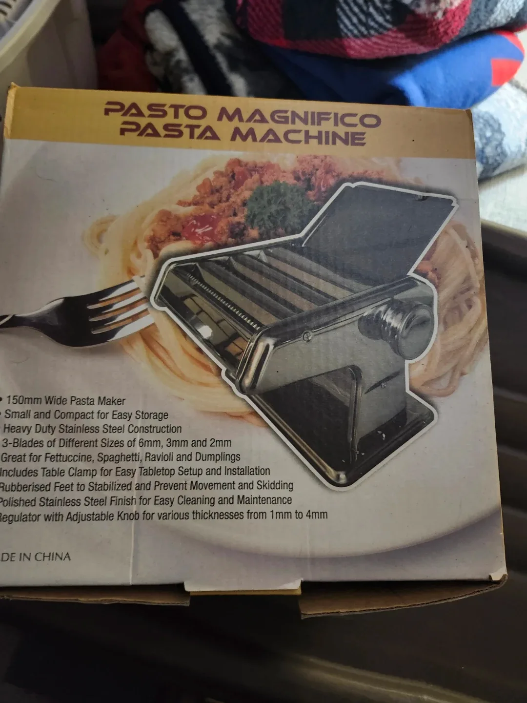 Pasto Magnifico Pasta Machine - New in Box! thumbnail