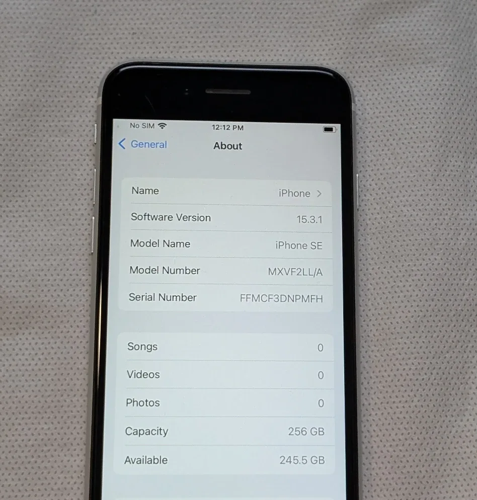 NICE WHITE APPLE iPhone SE 2 2ND Gen 256GB for T-MOBILE METRO image indicator(2)