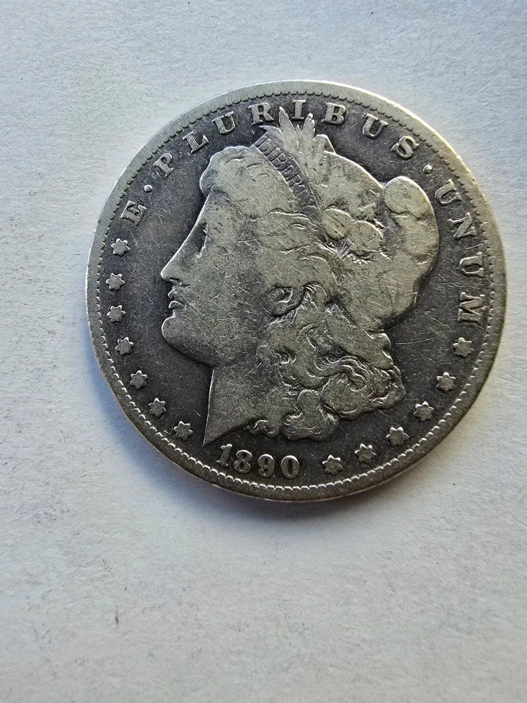 1890 cc Morgan Silver Dollar (Carson City)