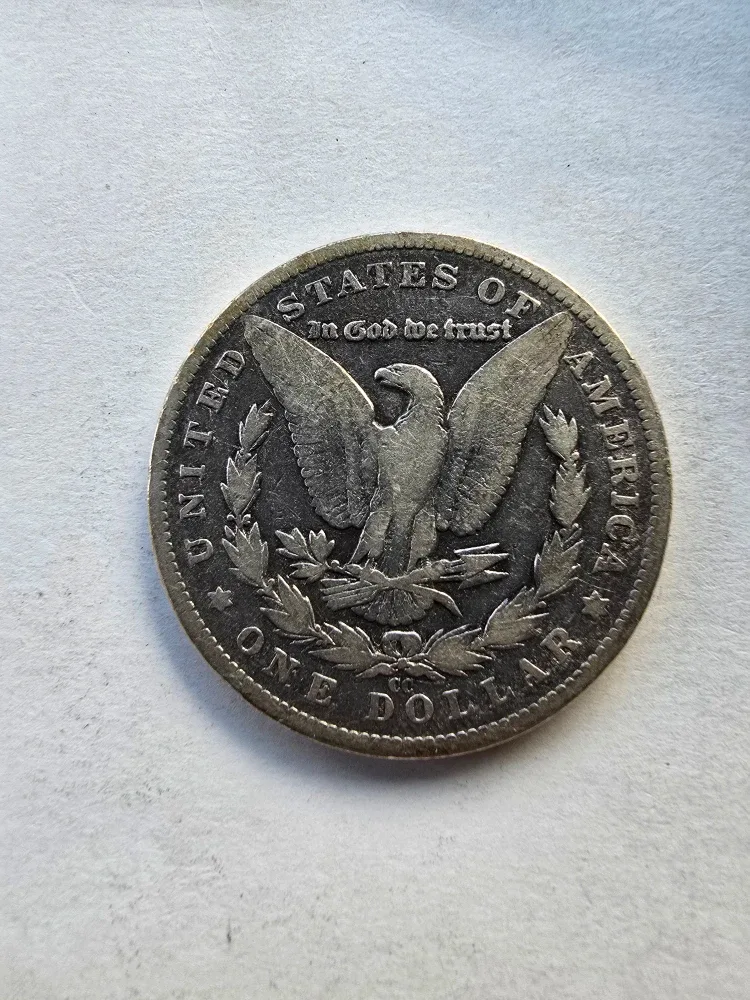 1890 cc Morgan Silver Dollar (Carson City) image indicator(3)