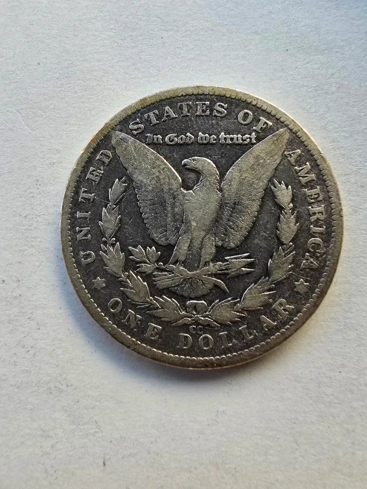 1890 cc Morgan Silver Dollar (Carson City) image indicator(4)