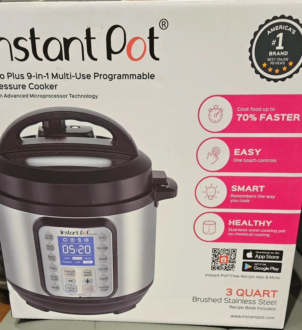 Instant Pot Plus Mini 9-in-1 Multi-Use Cooker - 3 Qt