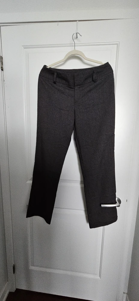 AB Studio Grey Houndstooth Pants - Size 6 (Medium)