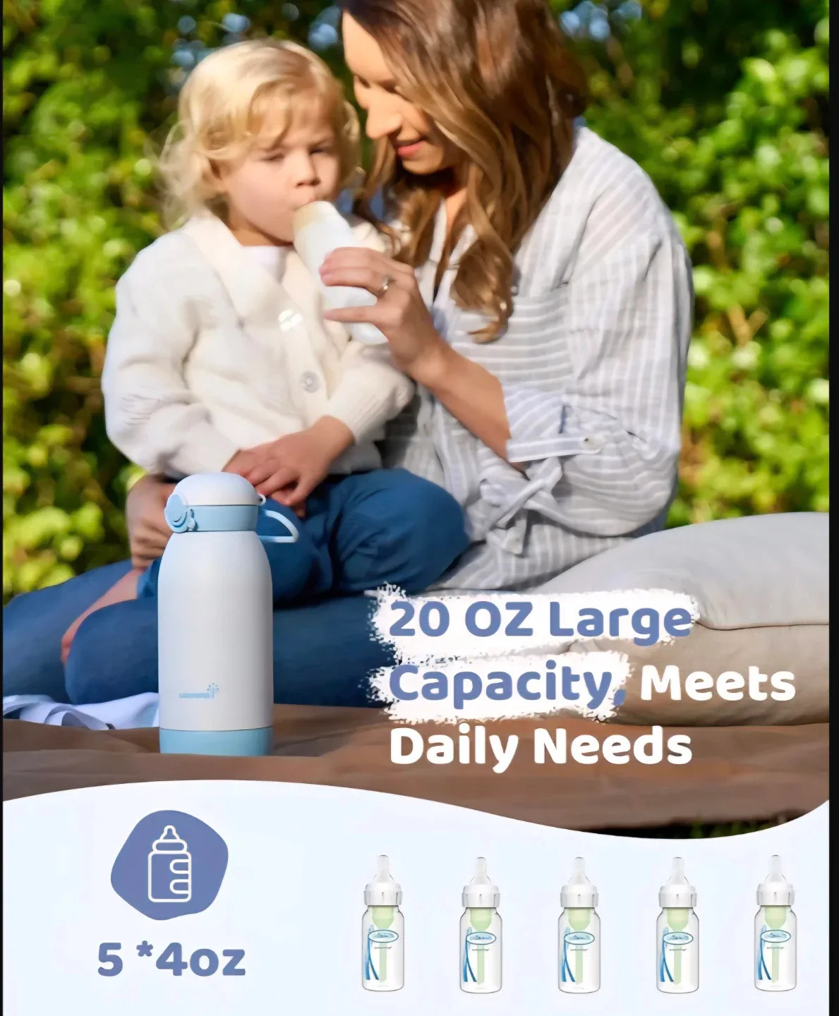 Grownsy Baby Bottle Warmer For Travel image indicator(8)