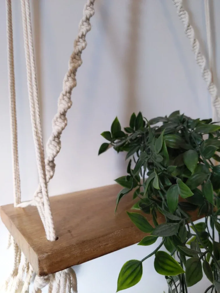 Macrame Hanging Shelf image indicator(4)