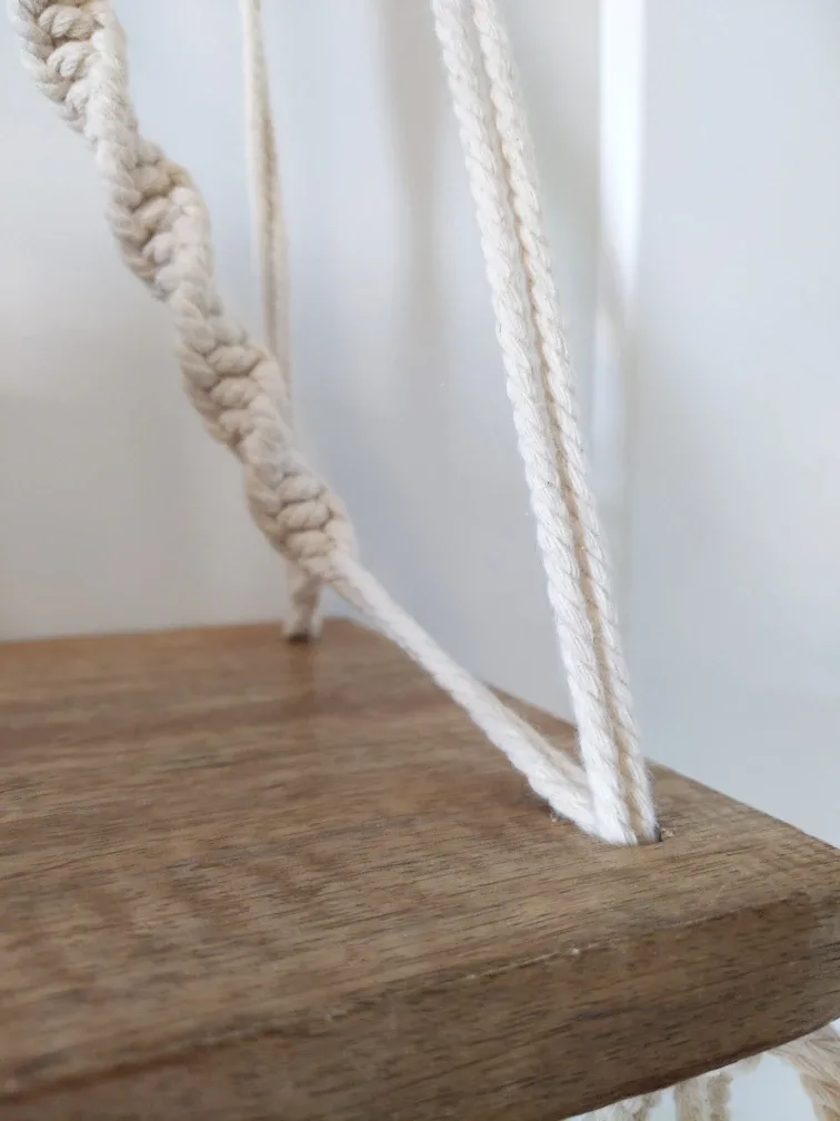 Macrame Hanging Shelf image indicator(5)