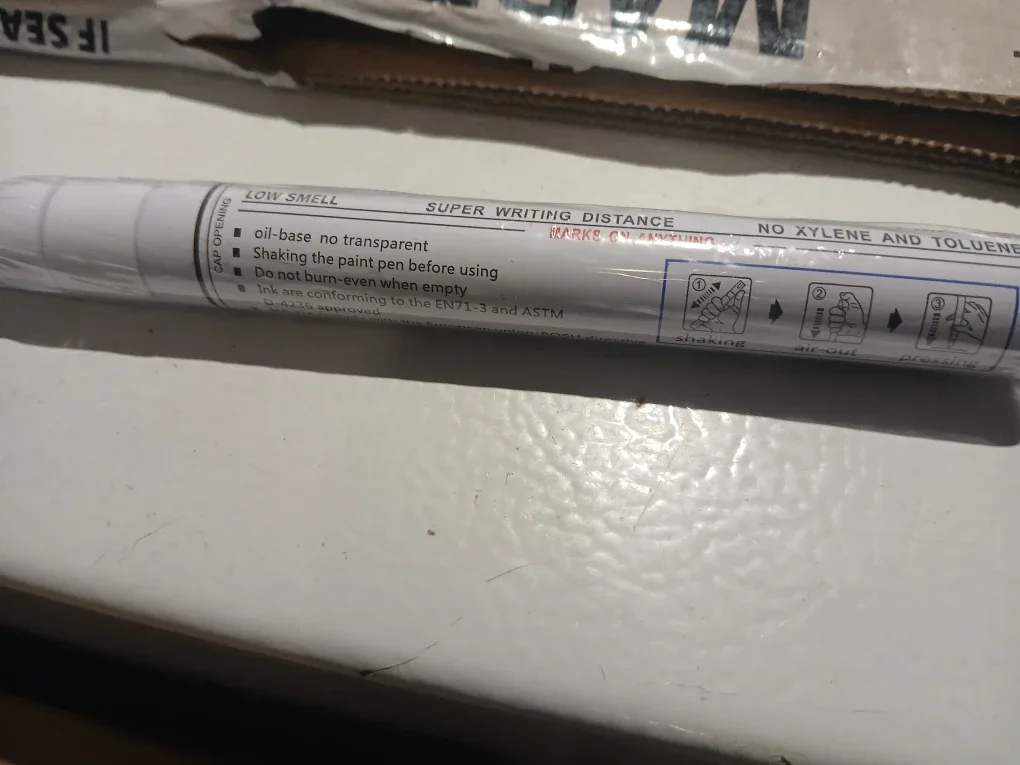 [$8 EACH] *WHITE*Overseas PMA-520 Paint Marker image indicator(3)