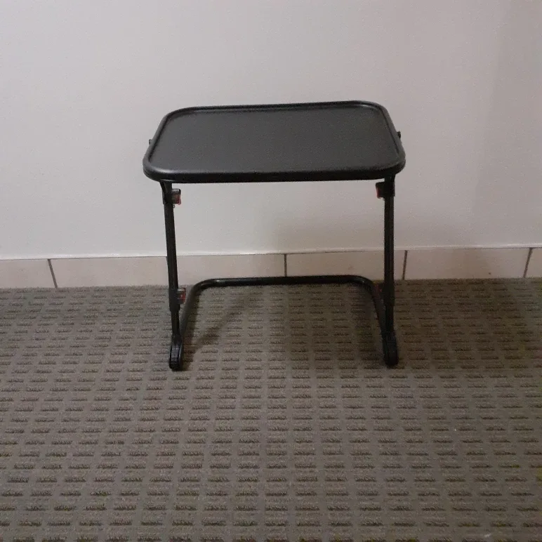 Black Adjustable Folding Table