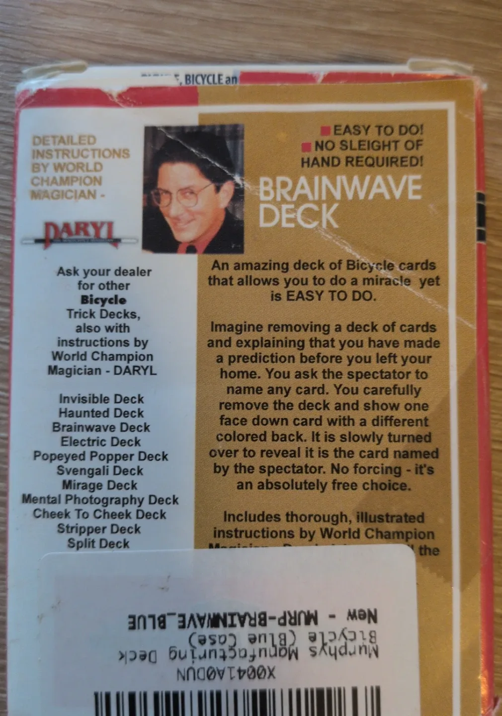 Magic prop :  Bicycle Brainwave Deck  Cards image indicator(2)