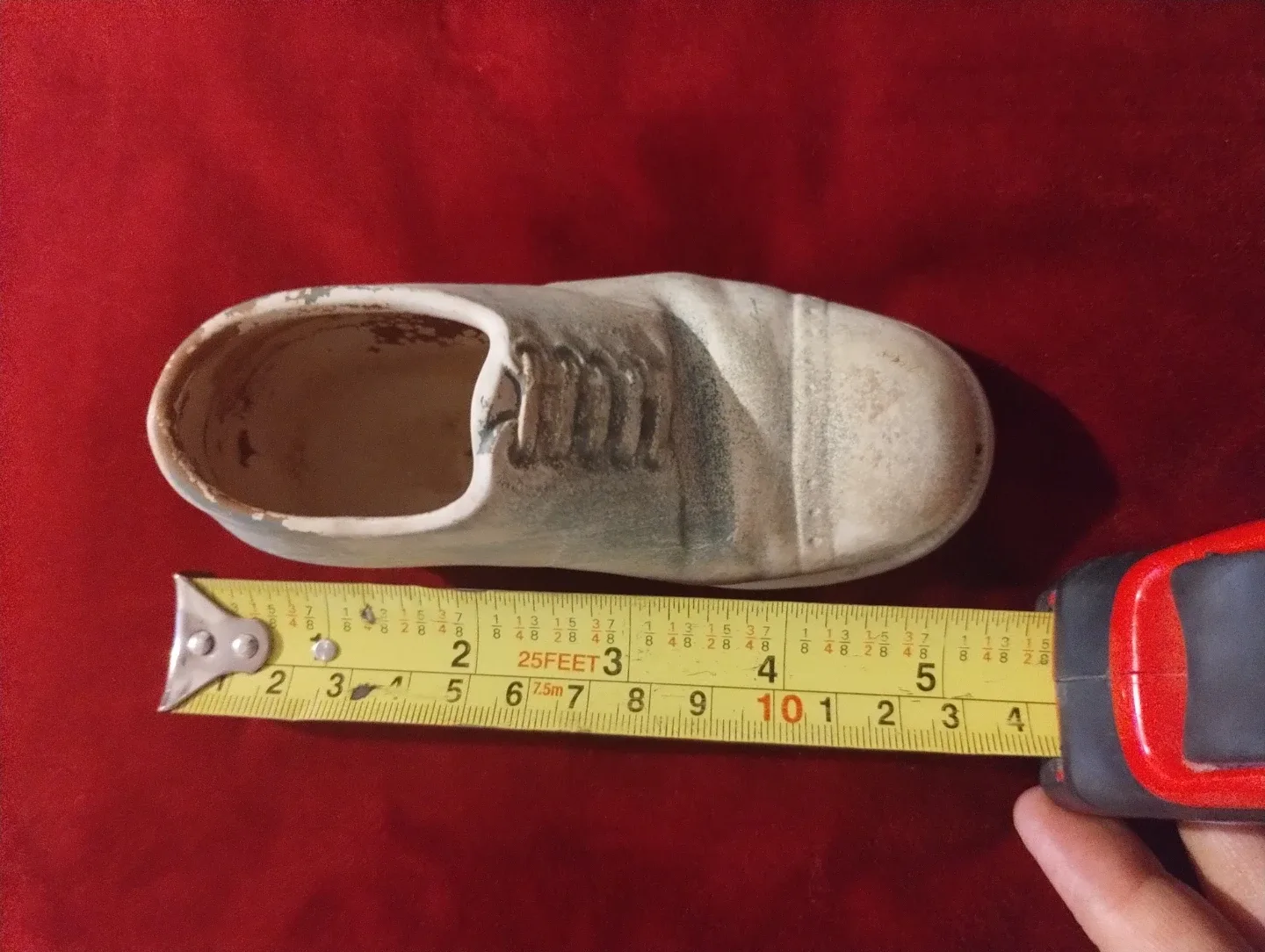 Vintage Ceramic Shoe Figurine - Made in England image indicator(5)