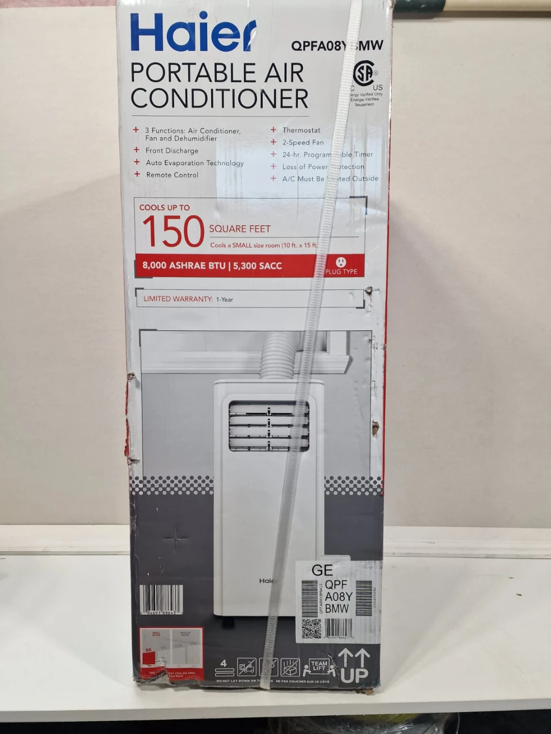 Haier Portable Air Conditioner - Cools 150 sq ft