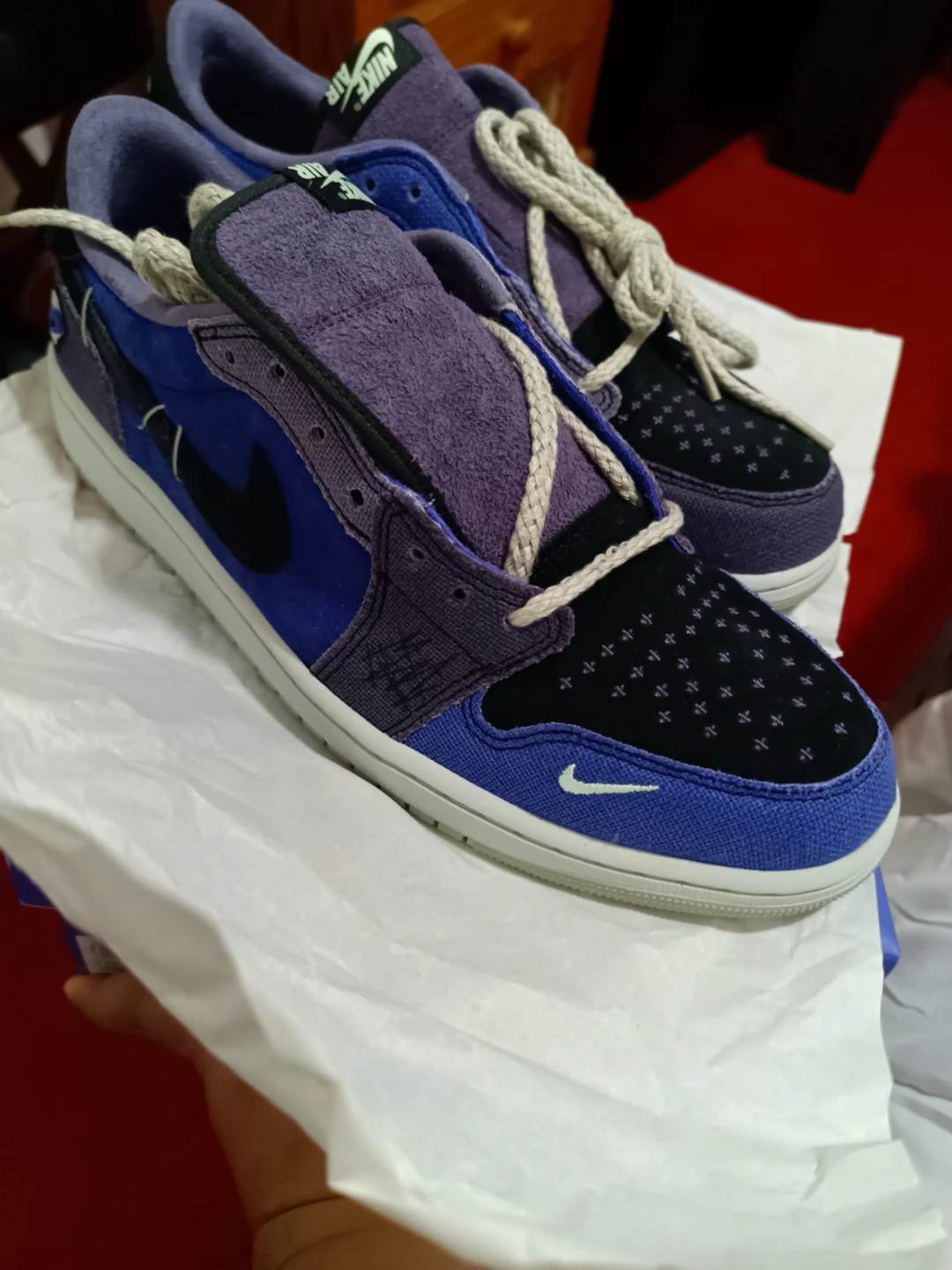 The Zion Williamson X Nike Air Jordan 1 Retro Low OG Size 12