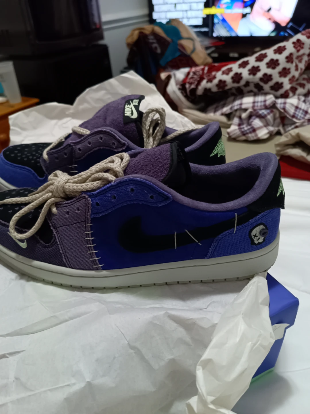 The Zion Williamson X Nike Air Jordan 1 Retro Low OG Size 12 - photo 2