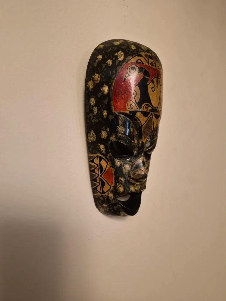 Hand Carved Decorative Mask image indicator(2)