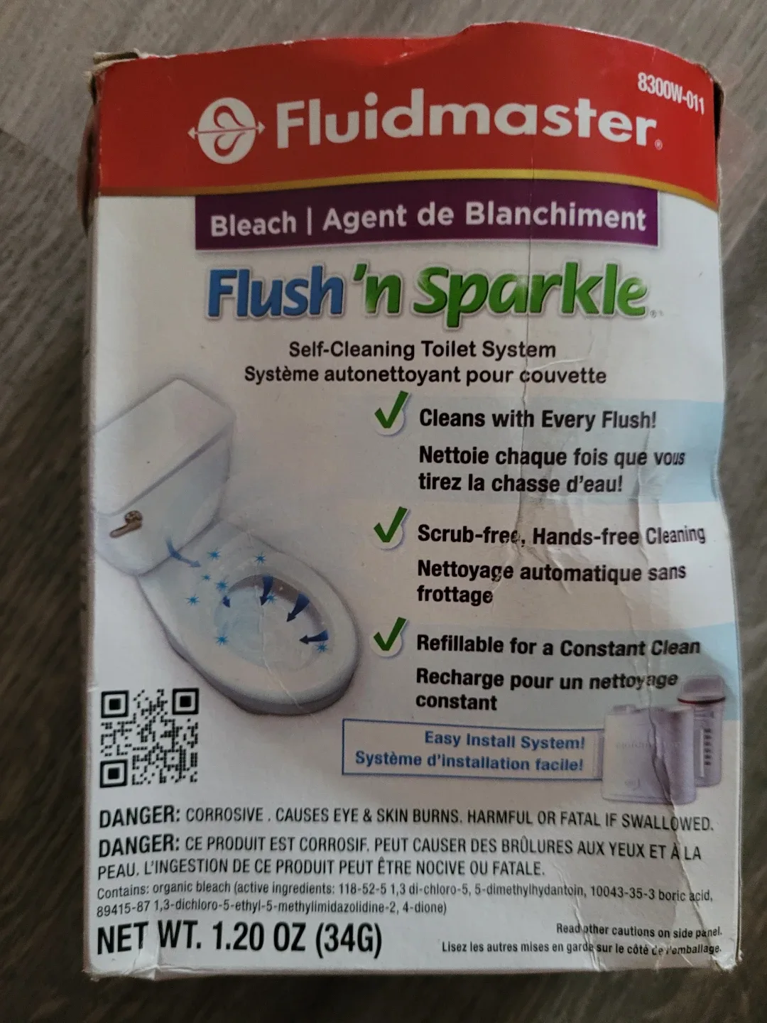 Fluidmaster Flush'n Sparkle Toilet Cleaning System