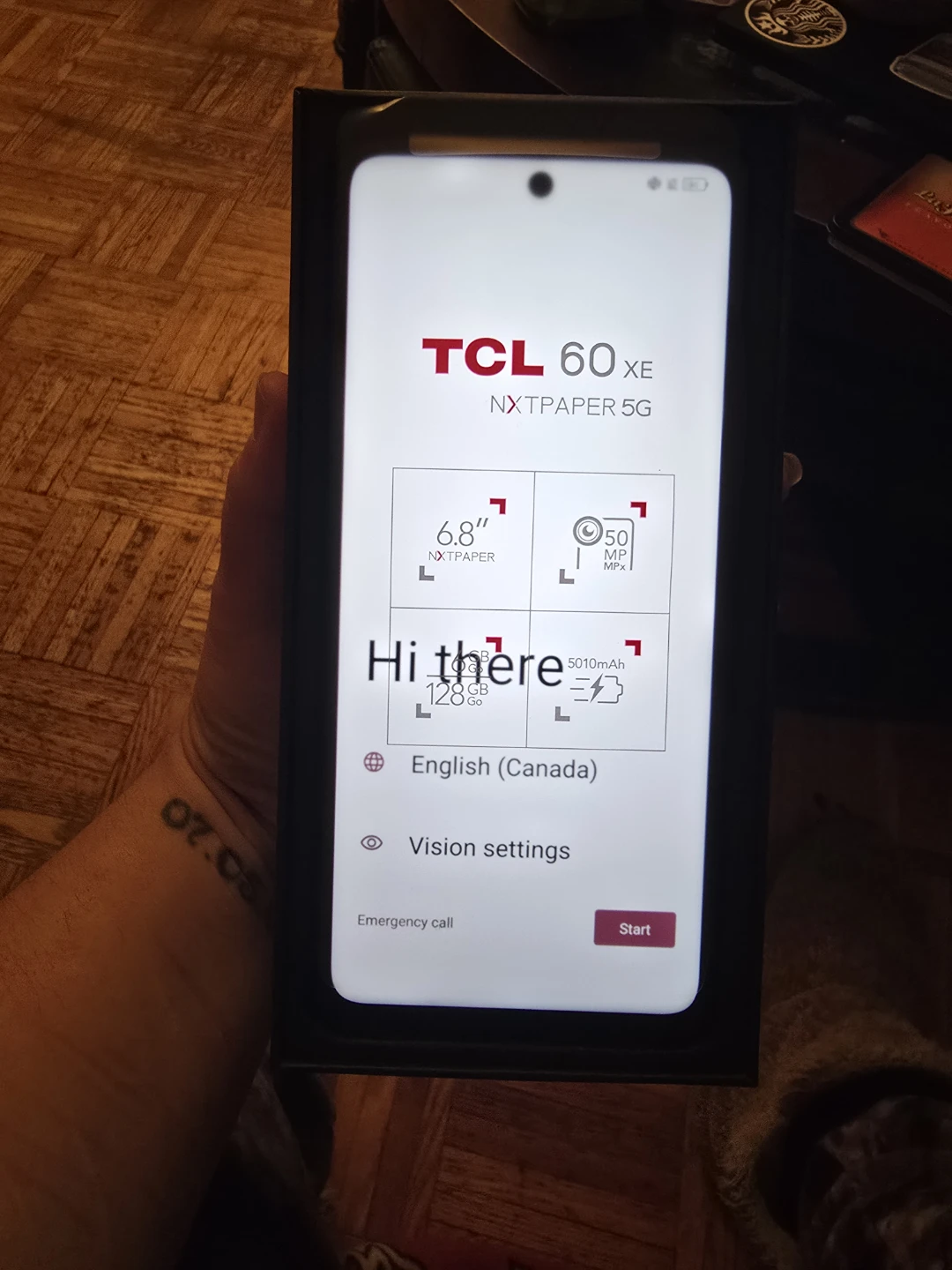 New TCL 60 XE NXT Paper 5G Phone - photo 3