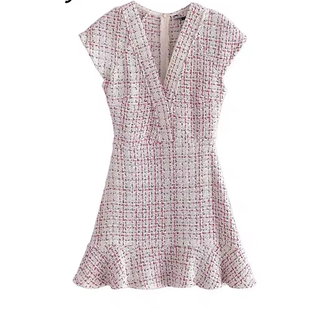 Tweed Sleeveless Mini Dress - photo 3