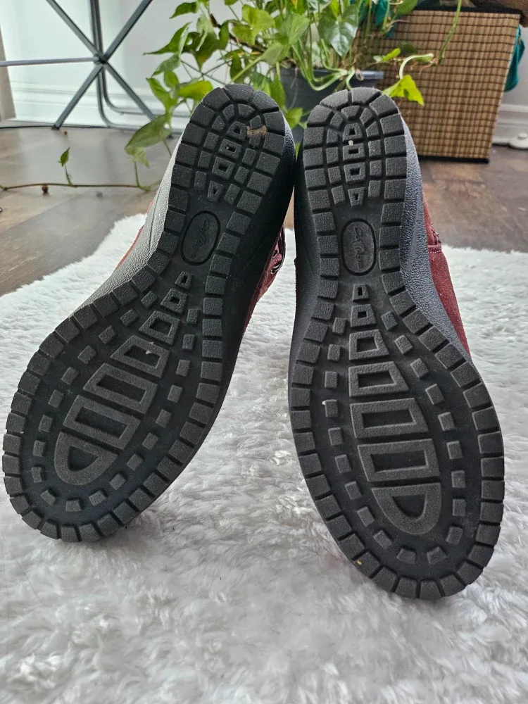 Suede Ankle Boots - Maroon/Deep Red image indicator(6)