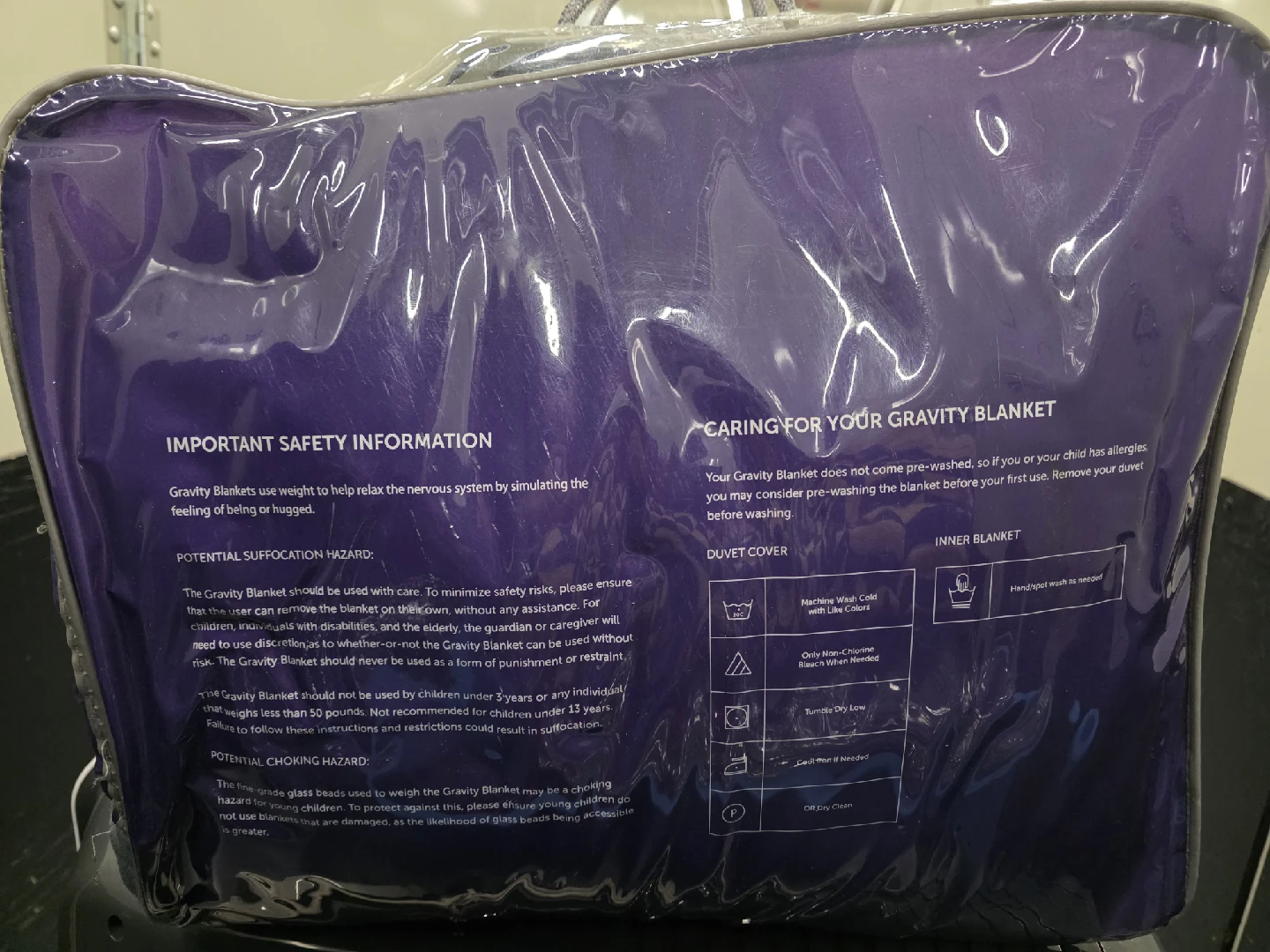 Gravity Premium Weighted Blanket Queen/King 90" x 90" - photo 2