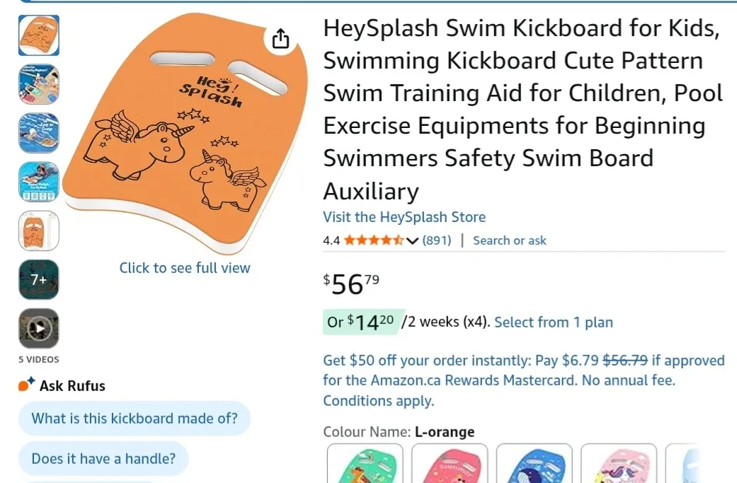 HeySplash Kids Swim Kickboard image indicator(2)