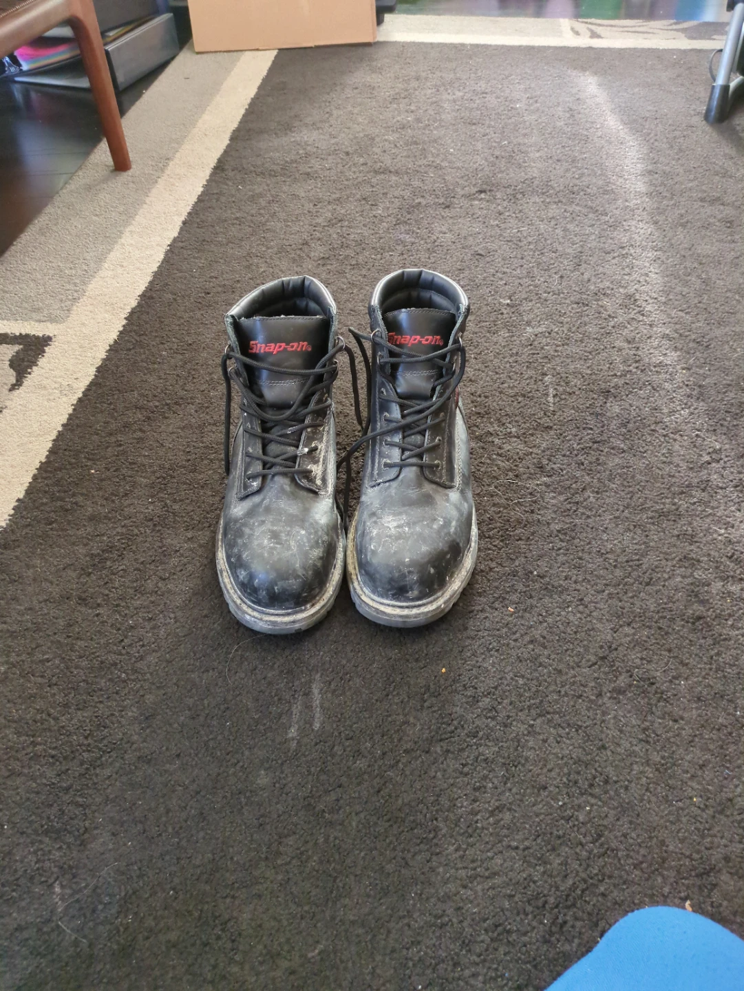 Snap-on Black Work Boots - Size 13