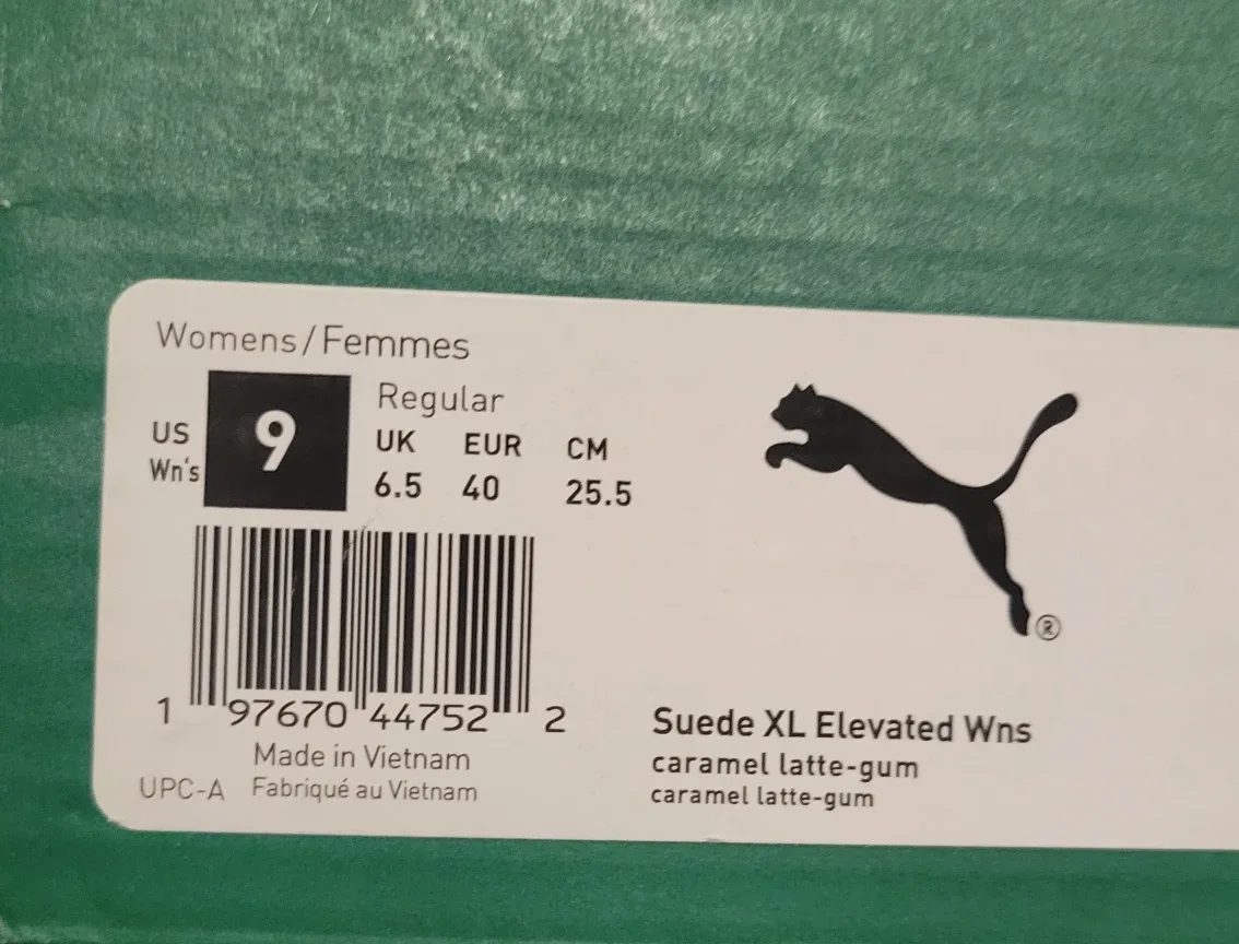 Puma Suede XL Elevated Wns Caramel Latte-Gum US 9 image indicator(5)