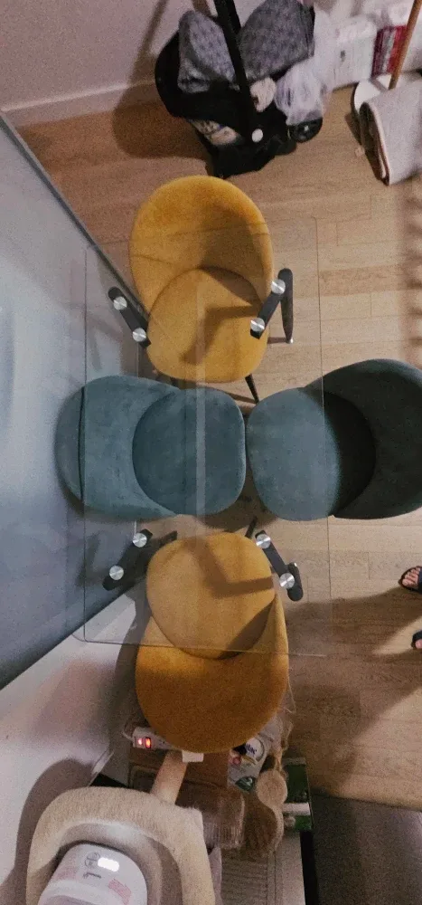 Glass Top Dining Table