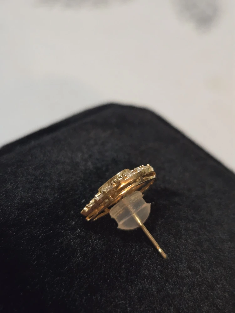 Natural Diamond Teardrop Earrings - photo 4