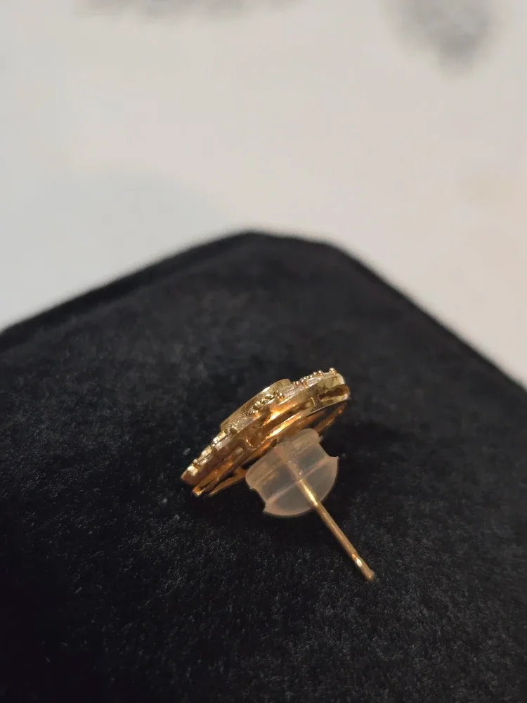 Natural Diamond Teardrop Earrings image indicator(3)