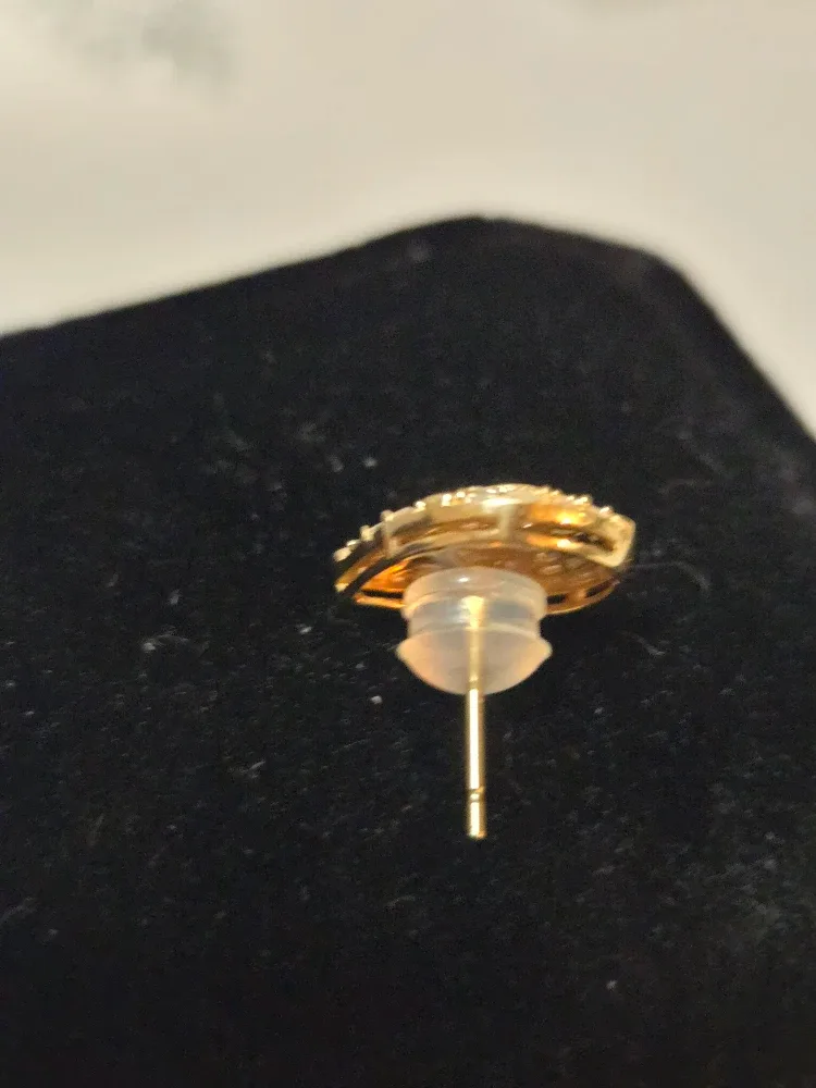 Natural Diamond Teardrop Earrings image indicator(5)