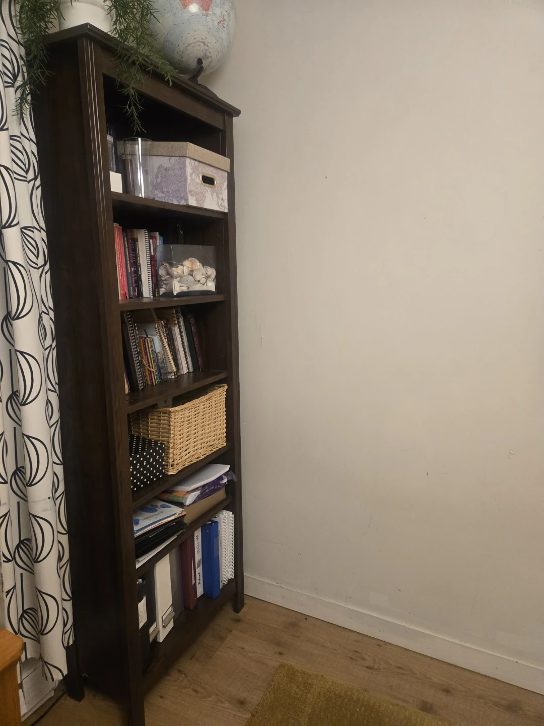 Tall Wooden Bookcase - photo 2