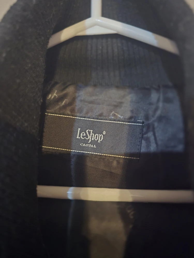 LeShop Casual Black Puffer Coat
