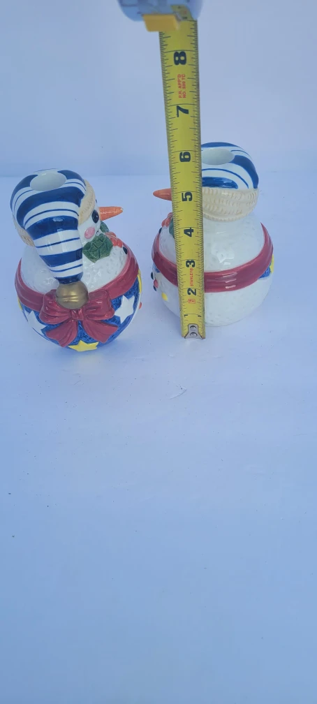 Snowman Candle Holders (Pair) - photo 5