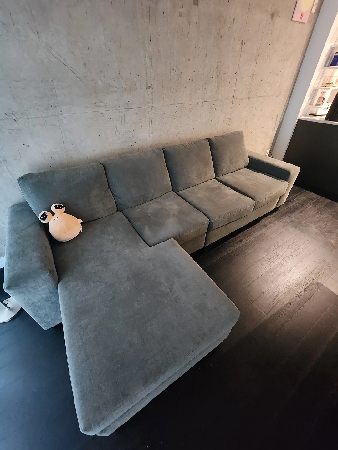 Grey Sectional Sofa - photo 2