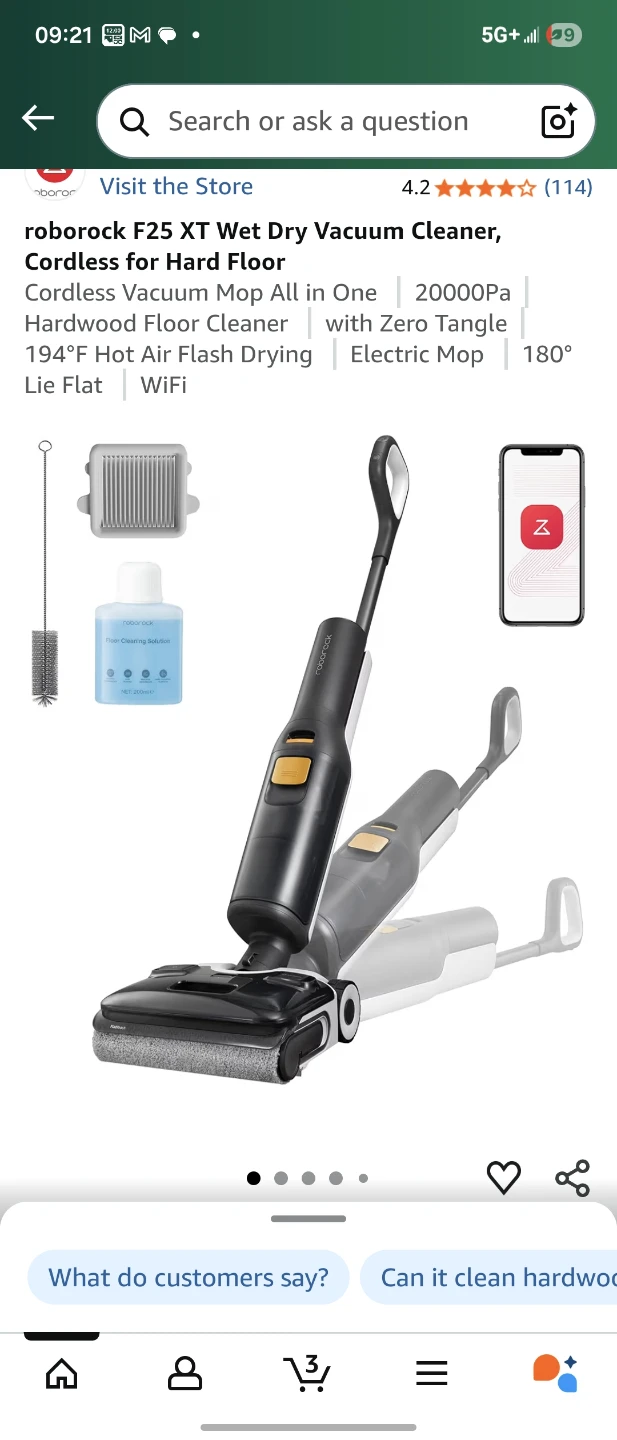 Roborock F25 XT Wet Dry Vacuum Cleaner