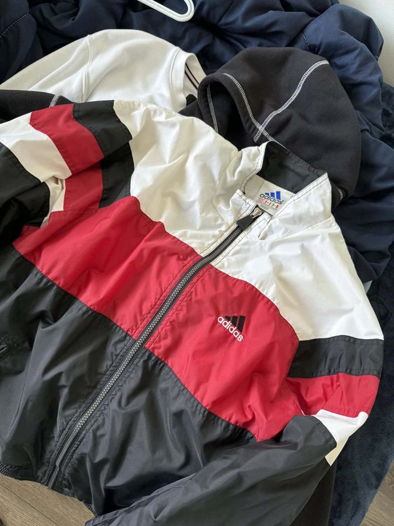 Adidas Colour Block Windbreaker Jacket