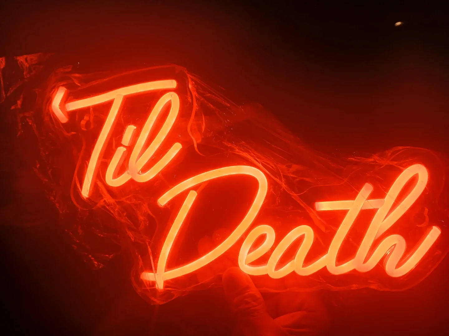 'Til Death Neon Sign